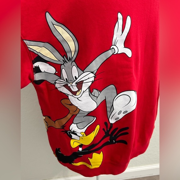 Looney Tunes Crew Neck Sweatshirt XL - Picture 3 of 7